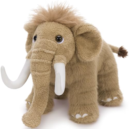 BENINY Woolly Mammoth Plush Toy Cute Soft Elephant Stuffed Animal for Boys Girls Kids 16 Cuddly Christmas Birthday Gift for Ancient Animal Lover - Image 1