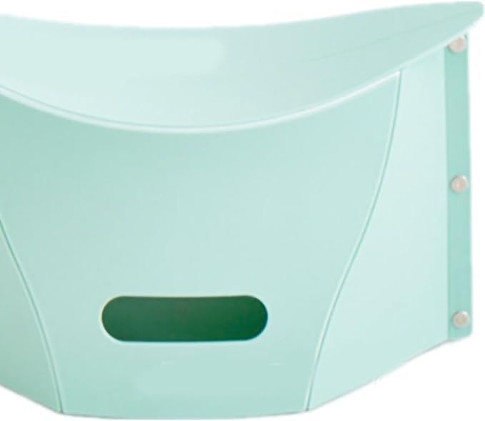 Dhadh Plastic Collapsible Stool - Portable Folding Mini Stool for Camping, High Load-Bearing, Green, 15 x 3 Cm - Image 5
