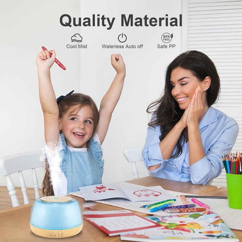 Marchred 300ml Essential Oil Diffuser with Remote Control, 7-Color LED Lights, 4 Timer Modes, Quiet Ultrasonic Aromatherapy for Home, Office, Room, Small & Stylish Design - Image 4