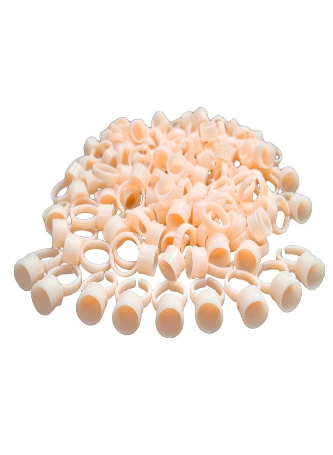 GLOBELLE Silicone Finger Ink Cups for Tattooing, Microblading, and Nail Art - Leakproof, Durable, and Easy-to-Use (Pack of 100) - Image 1