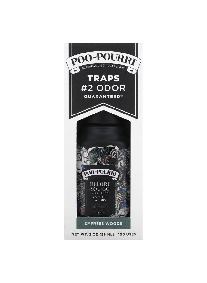 Poo-Pourri, Before-You-Go® Toilet Sprays, Cypress Woods, 2 oz (59 ml) - Image 2