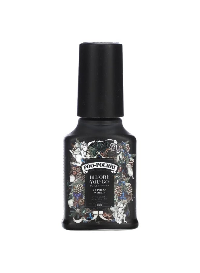 Poo-Pourri, Before-You-Go® Toilet Sprays, Cypress Woods, 2 oz (59 ml) - Image 1