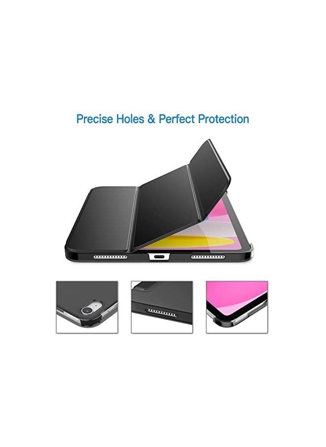 Jetech Case for iPad 10 (10.9-Inch, 2022 Model, 10th Generation), Slim Stand Hard Back Shell Cover with Auto Wake/Sleep (Black)  - Image 2