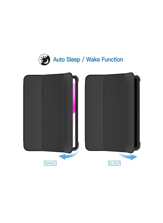 Jetech Case for iPad 10 (10.9-Inch, 2022 Model, 10th Generation), Slim Stand Hard Back Shell Cover with Auto Wake/Sleep (Black)  - Image 5