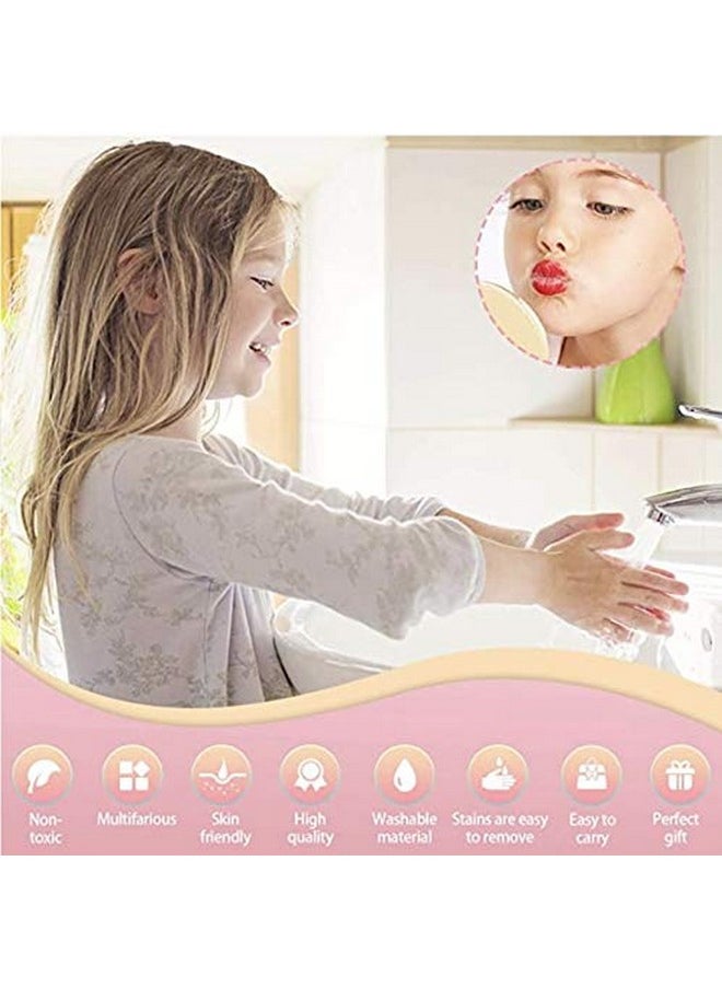 Expressions Girl مجموعة ملمع الشفاه رول أون من 12 قطعة مع حقيبة حمل، مكياج شفاه لامع للأطفال والمراهقين بنكهات فاكهية، غير سام، هدية حفلات صديقة للأطفال  - Image 4