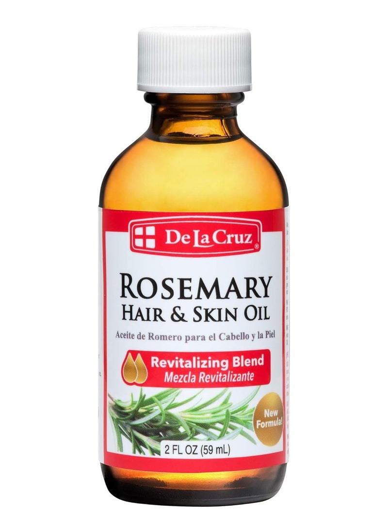 De La Cruz Rosemary Oil Blend Moisturizer With Castor, Avocado And Olive Oil 59ml  - Image 1