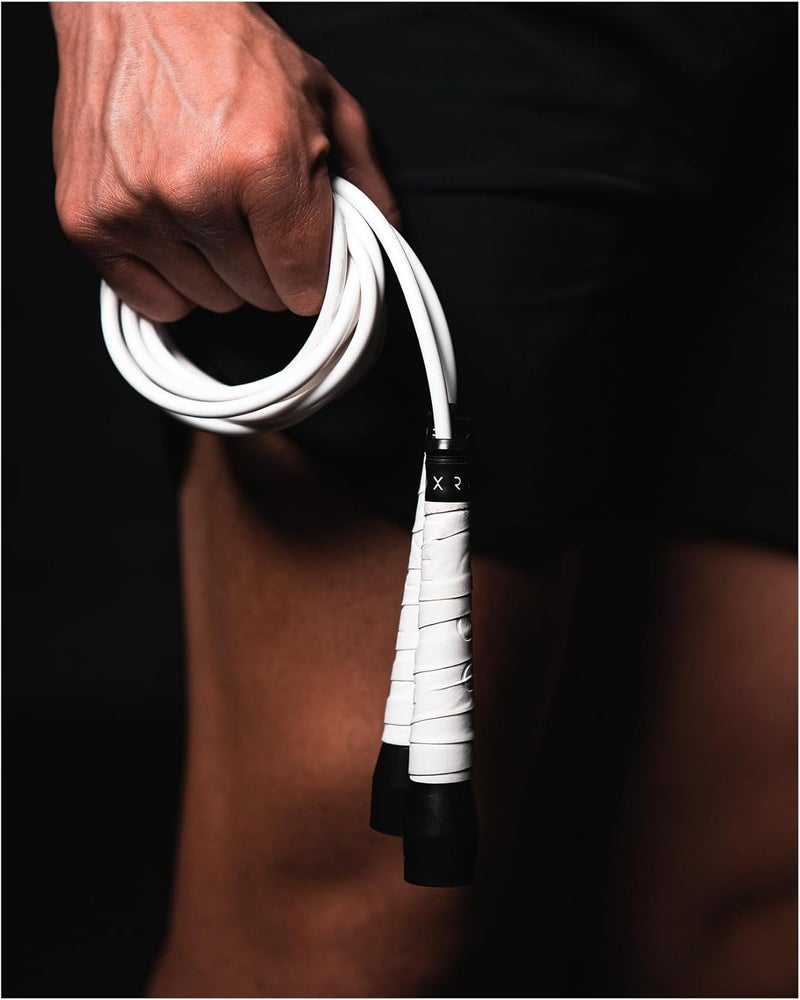 BOXROPE Adjustable Jump Rope for Boxing - Tangle-Free, Heavier PVC Rope with Grip Tapes - Image 1