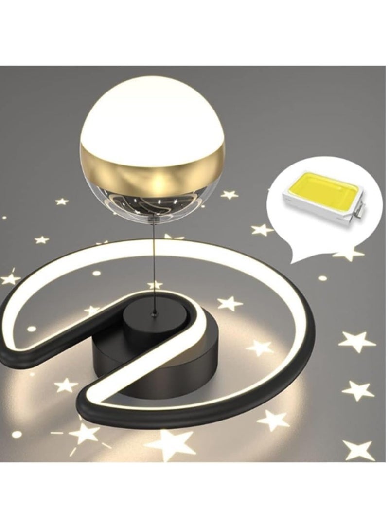 creative star projection - Nordic Ceiling Light (Black) for Corridors, Balconies, Attic Entrance, Corridors, Home Decor, Interior Lighting - Image 4