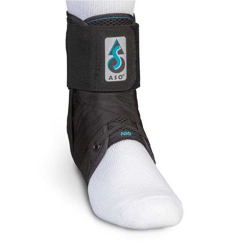 Med Spec ASO Ankle Stabilizer (X-Large, Black) - Lace Up Ankle Brace for Sprained Ankle and Peroneal Tendonitis, Orthopedic Ankle Support for Men, Women, Adults, Teens and Kids, Sports Injury Recovery, 264016 - Image 1