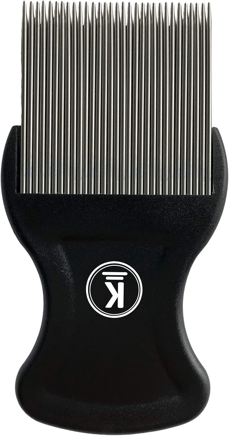 KPro Lice Dust and Flea Combs 3 Set of Metal and Plastic Nit Comb Fine - Image 2