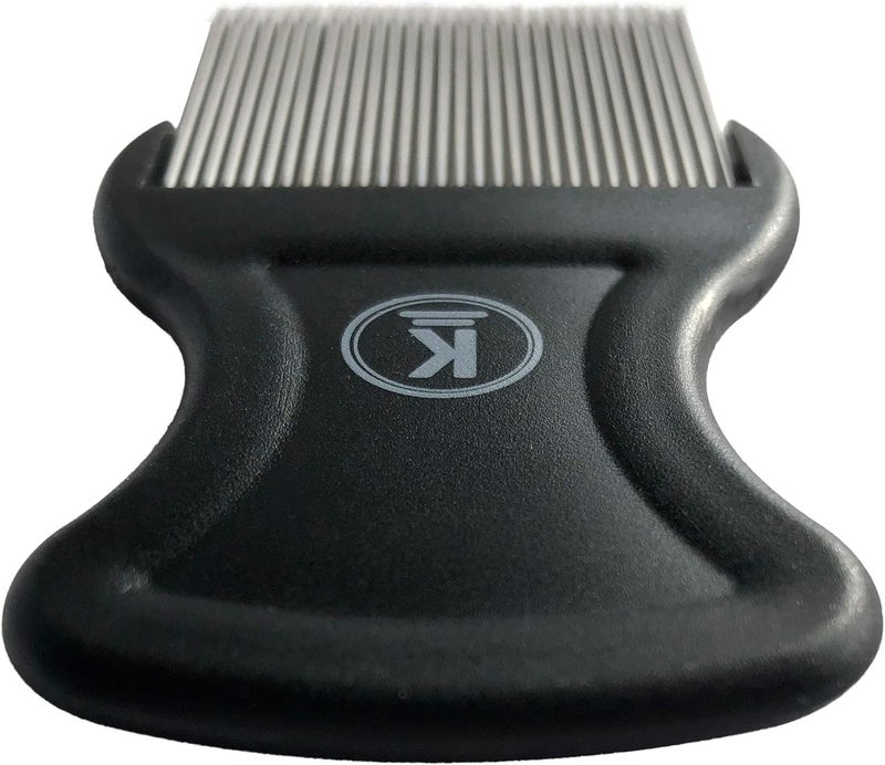 KPro Lice Dust and Flea Combs 3 Set of Metal and Plastic Nit Comb Fine - Image 5
