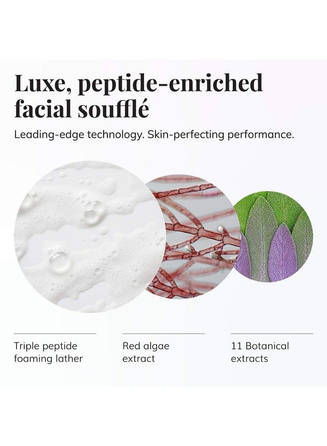 Le Mieux Peptide Foam Cleanser Age Defying Face Wash With Marine Collagen & 3 Peptides For Glowing Skin Foaming Cleanser For Dry Skin No Parabens Or Sulfates (6 Oz / 180 Ml) - Image 3