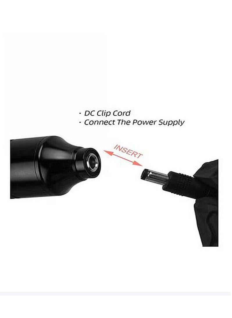 Arabest Rotary Tattoo Machine Set Tattoo Pen Set Complete Tattoo Set for Beginners with Power Supply and Tattoo Case Needle Black  - Image 5