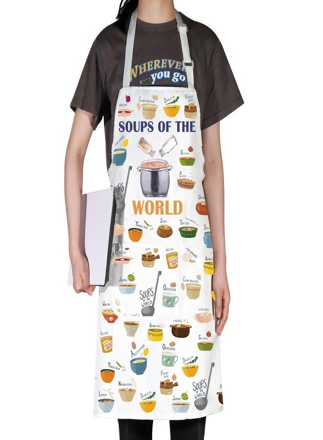G2TUP Kitchen Apron - Soup Cooking and Lover Gifts - Soups of the World Themed Aprons - Image 5