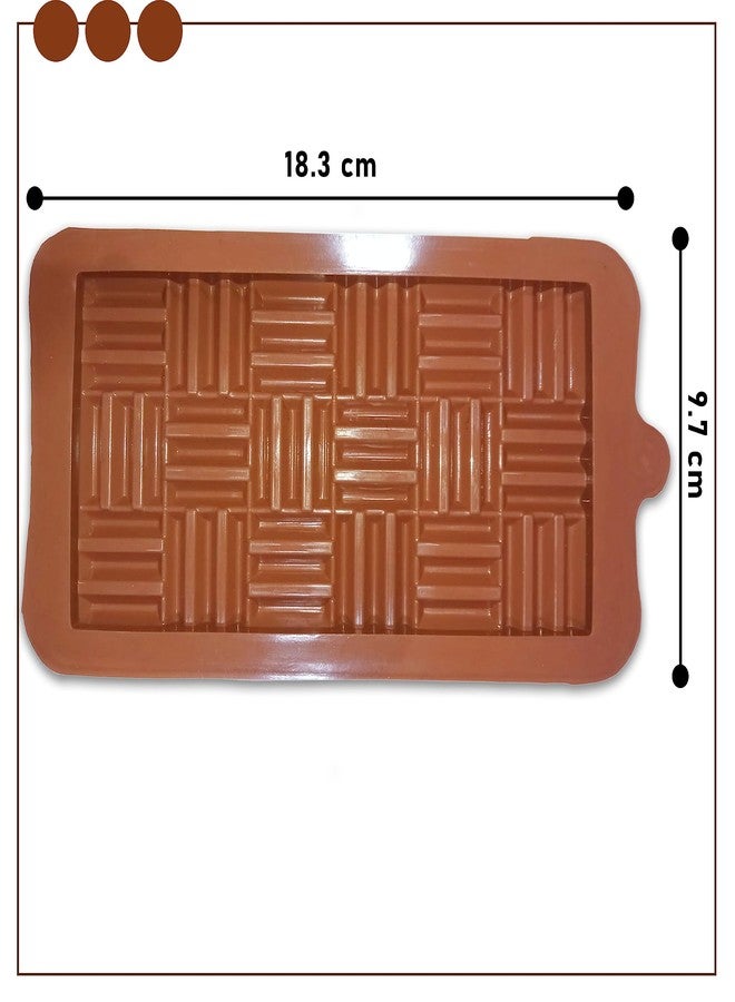 MoldBerry Moldbery Silicone Chocolate Bar Mould 3D Linner Shape Chocolate Silicon Mould, Random Design Chocolate Mould for Baking Making Chocolates - Image 2