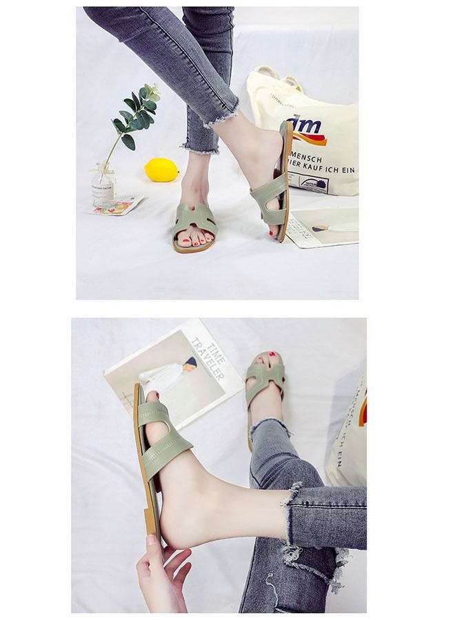 Women Fashion Summer Slippers Outdoor or Indoor Flat Beach Sandals