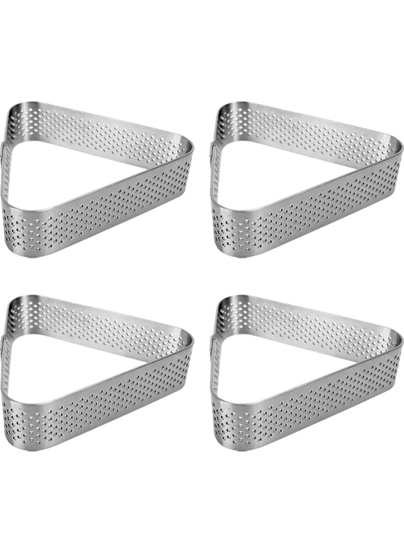 Nar Kalıp Pomegranate Mold Nar Mold Triangular Hole Tart Mold 4 Pieces  - Image 3