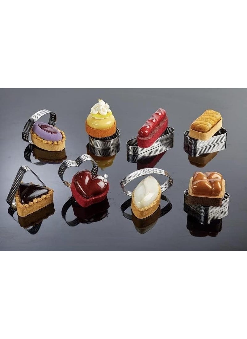 Nar Kalıp Pomegranate Mold Nar Mold Triangular Hole Tart Mold 4 Pieces  - Image 4