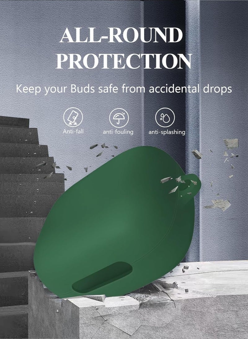 Silicone Protective Case for Soundcore by Anker C30i with Keychain Cover (Green) - Image 3