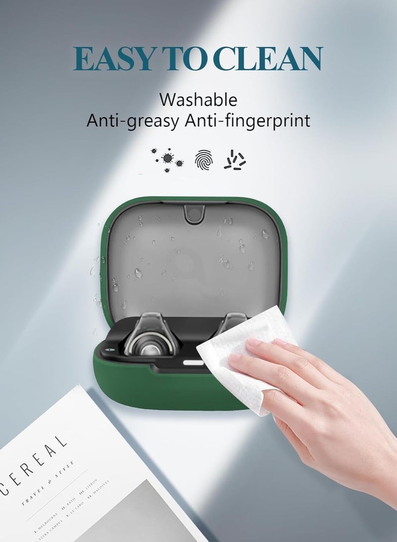 Silicone Protective Case for Soundcore by Anker C30i with Keychain Cover (Green) - Image 4