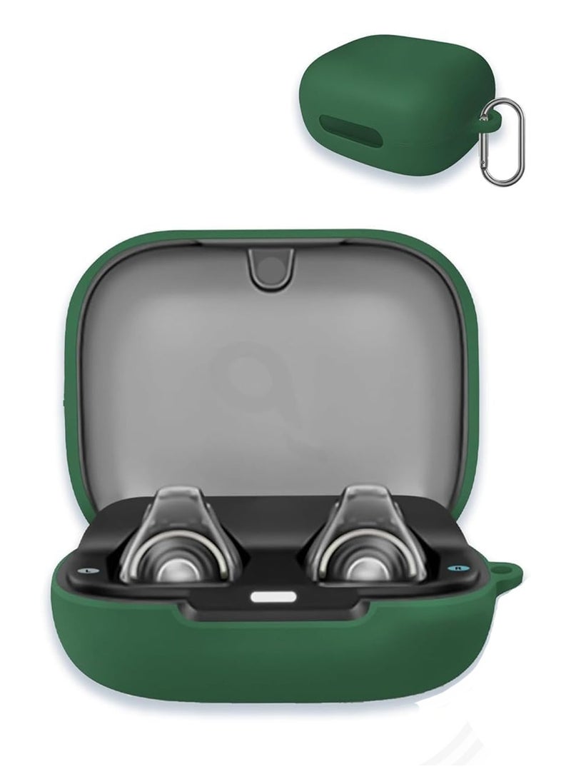 Silicone Protective Case for Soundcore by Anker C30i with Keychain Cover (Green) - Image 1