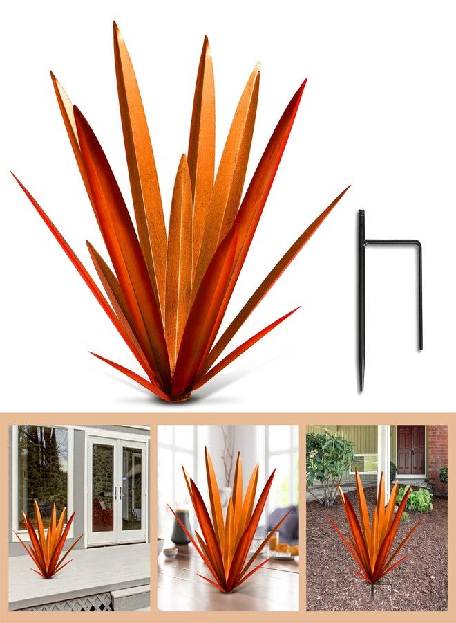 Homight Metal Country Tequila Sculpture DIY Plant Home Decor Garden Ornament Indooutdoor Statuette Patio Lawn Stake Decoration Gift - Image 2