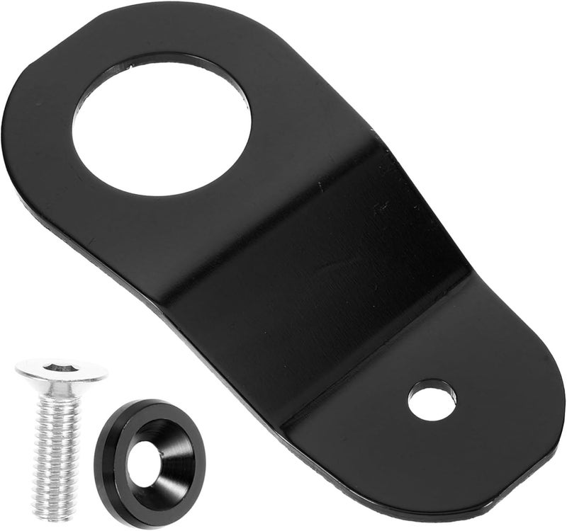 Black Radiator Bracket And Water Tank Mount Support Easy To Install Sleek Finish - Image 1