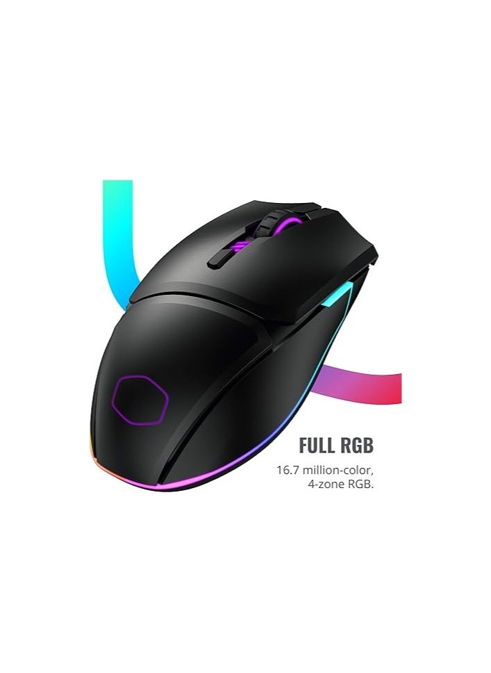 Generic - Cooler Master MM831 Gaming Mouse with 32000 DPI Adjustable Wireless - Image 1