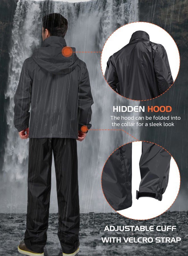 Rodeel Waterproof Fishing Rain Suit for Men (Rain gear Jacket & Trouser Suit) - Image 5