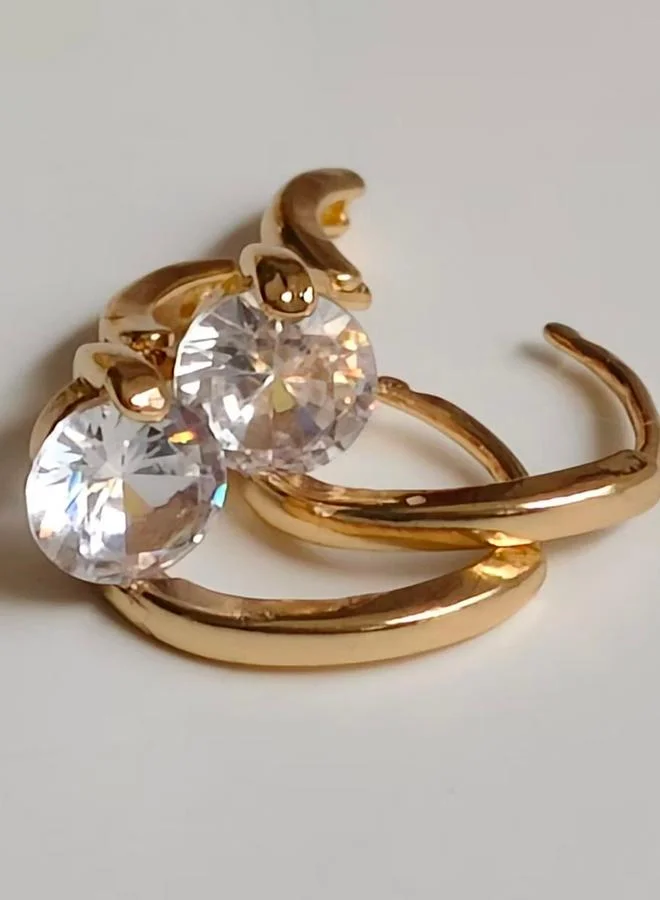 Take Two  Embellished Hoop Earrings for Women | Best Price UAE