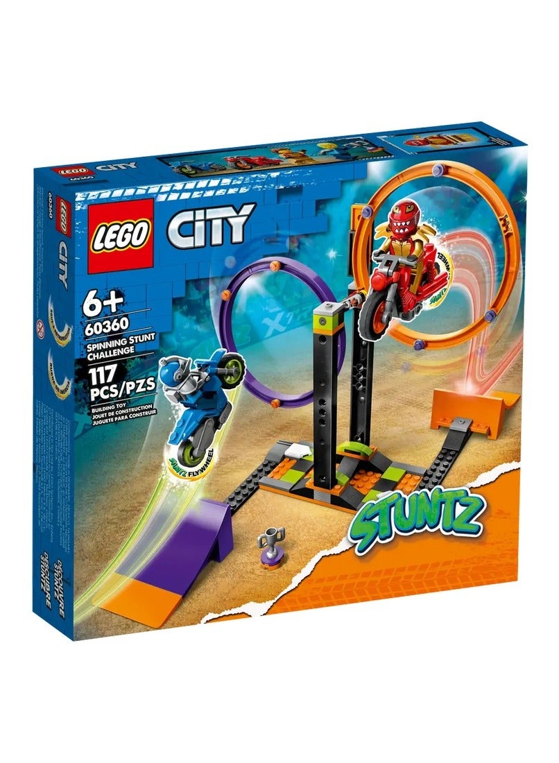 LEGO - Spinning Stunt Challenge 117 Pieces - 60360