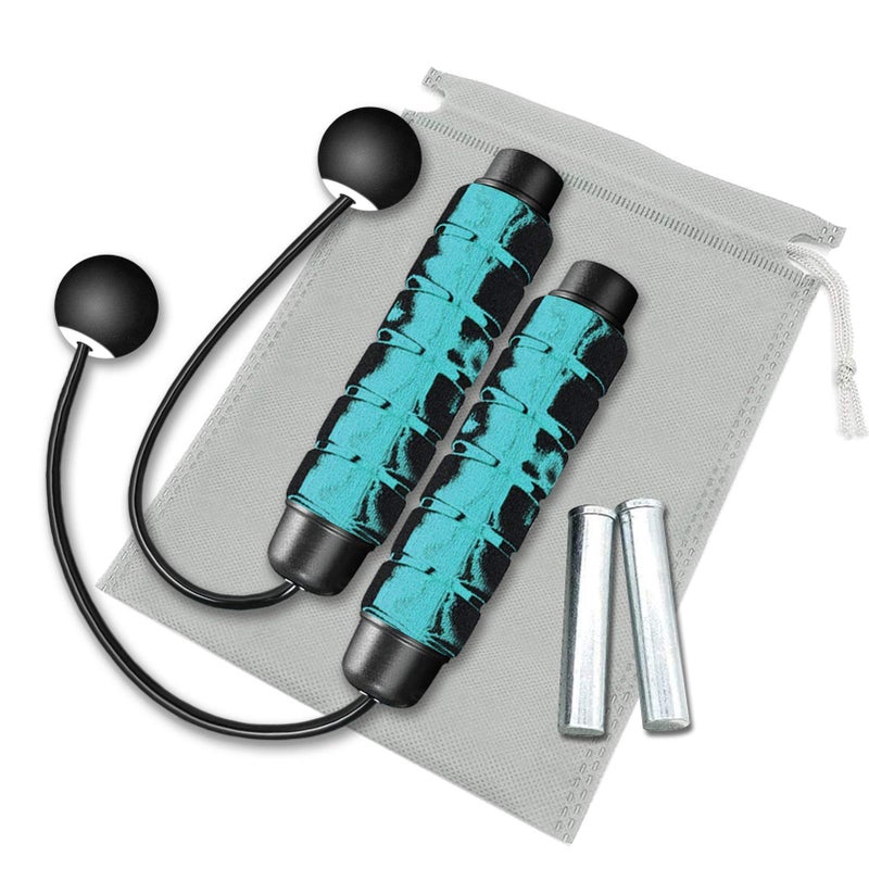 Redify Weighted Cordless Jump Rope for Fitness[Suitable for Different Ages and Levels] Ropeless Jump Rope for Crossfit Boxing MMA WOD Training, High Speed Rope Skipping for Narrow Space - Image 1