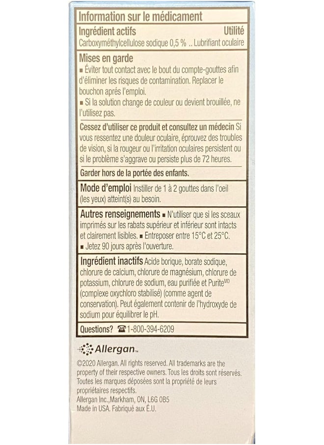 REFRESH - Tears Lubricant Eye Drops 4X15 Ml, 1X5 Ml - Image 1
