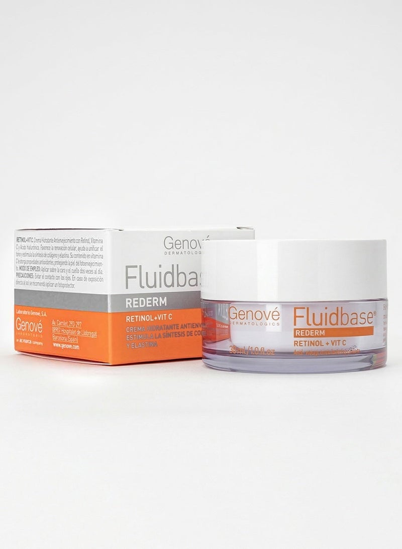 Genove Genové Fluidbase Rederm Retinol + Vitamin C Cream 30ml - Image 1