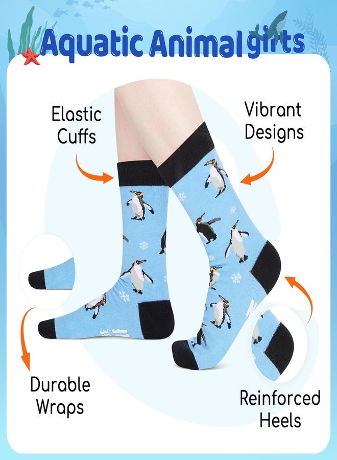 Happy Pop HAPPYPOP Penguin Gifts for Men Women - Funny Crazy Penguin Socks for Teens, Animal Socks - Image 2