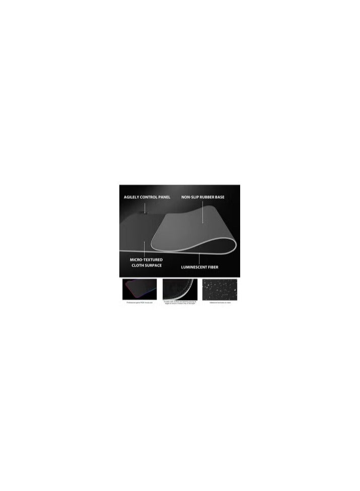 Chic Chic Gaming RGB keyboard Mouse Pad - Image 3