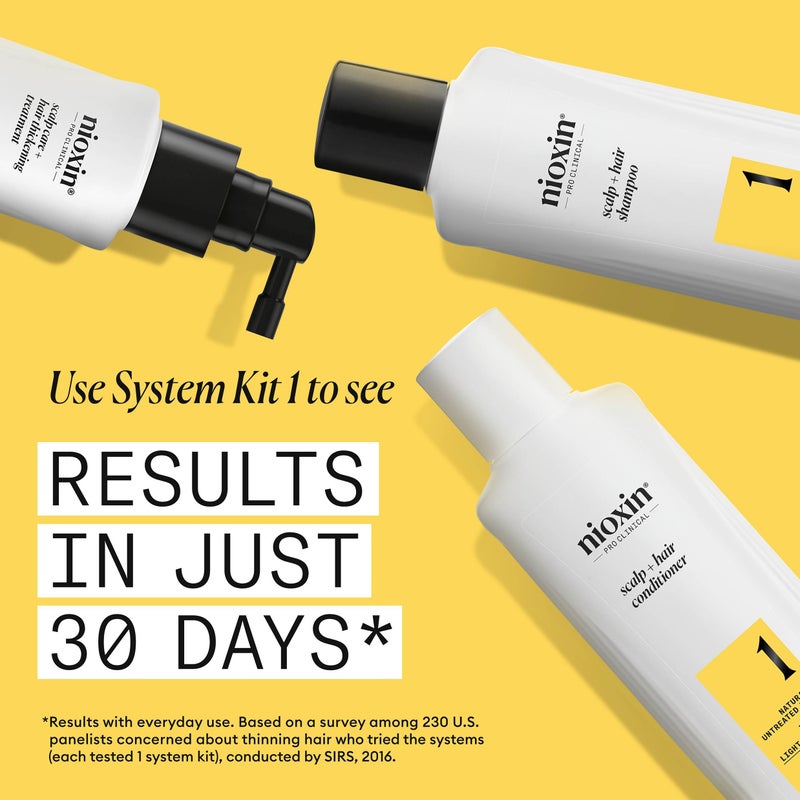 Nioxin Scalp + Hair Thickening System 1 Leave on Treatment | For Natural or Untreated Hair with Light Thinning | 6.8 Fl oz. - Image 5