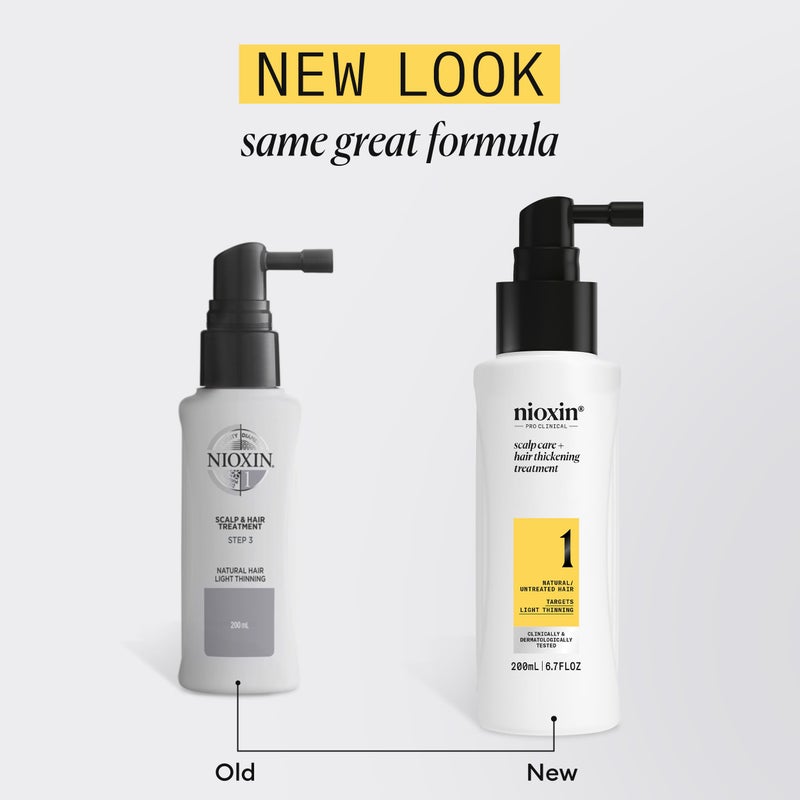 Nioxin Scalp + Hair Thickening System 1 Leave on Treatment | For Natural or Untreated Hair with Light Thinning | 6.8 Fl oz. - Image 2