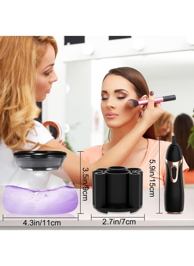 Makeup Brush Cleaner And Dryer Machine With Free Makeup Cleaner Shampoo Super-Fast Electric Brush Cleaner Machine Automatic Brush Cleaner Spinner Makeup Brush Tools (Black) - pzsku/Z387ABDA4B60BA49A9A4FZ/45/_/1733729573/3f49c14b-073f-45da-bb58-ab408bc775ae