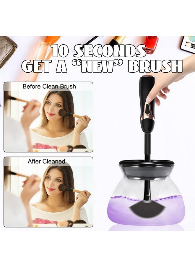 Makeup Brush Cleaner And Dryer Machine With Free Makeup Cleaner Shampoo Super-Fast Electric Brush Cleaner Machine Automatic Brush Cleaner Spinner Makeup Brush Tools (Black) - pzsku/Z387ABDA4B60BA49A9A4FZ/45/_/1733729575/49d5310b-0da0-4187-8e36-16c61a6773ac