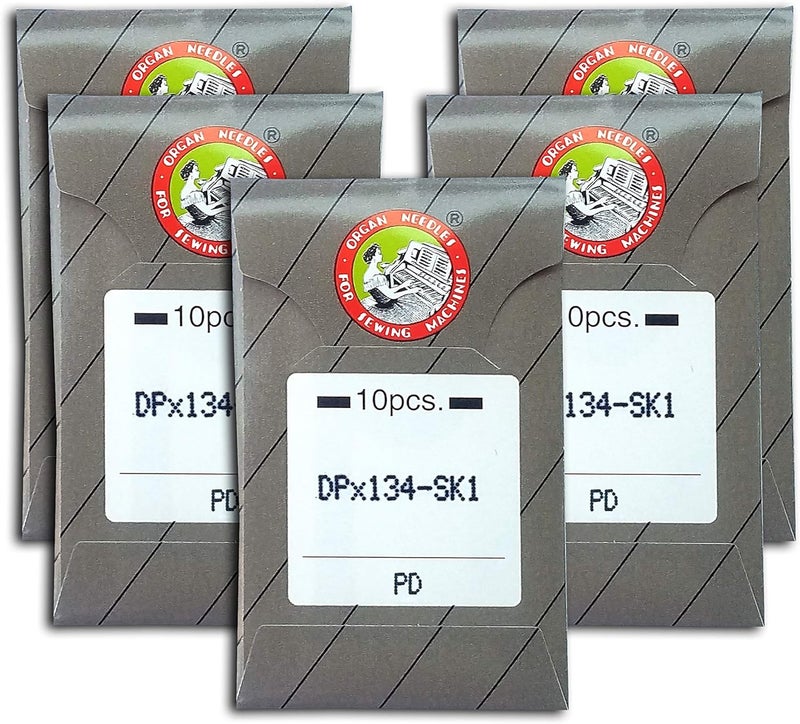 50 Organ Titanium Longarm Quilting Needles 134MR Same as 135X5SK1 / DPX134-SK1 / 135X5MR ~ Multiple Sizes! (MR 4.5 (120/19))