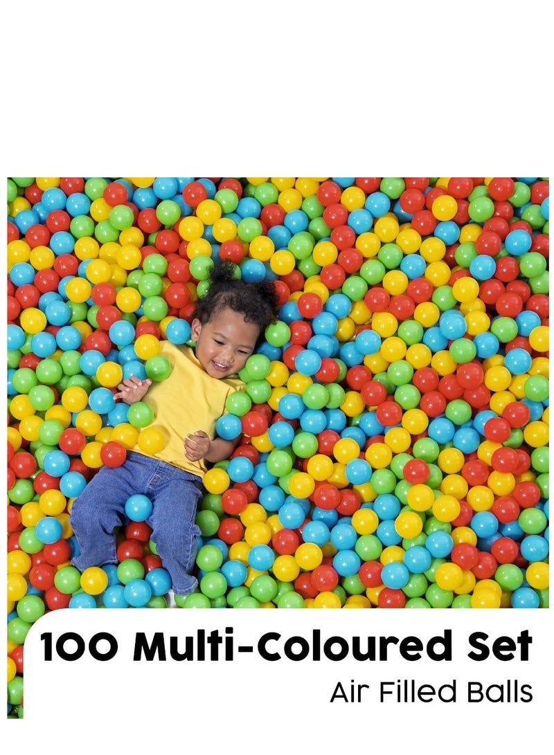 Bestway Colorful Play Balls for Kids – 100 Balls in a Practical Storage Bag – Safe Plastic Balls with Bright Colors for Fun in the Pool, Play Tent, or Garden - Image 2