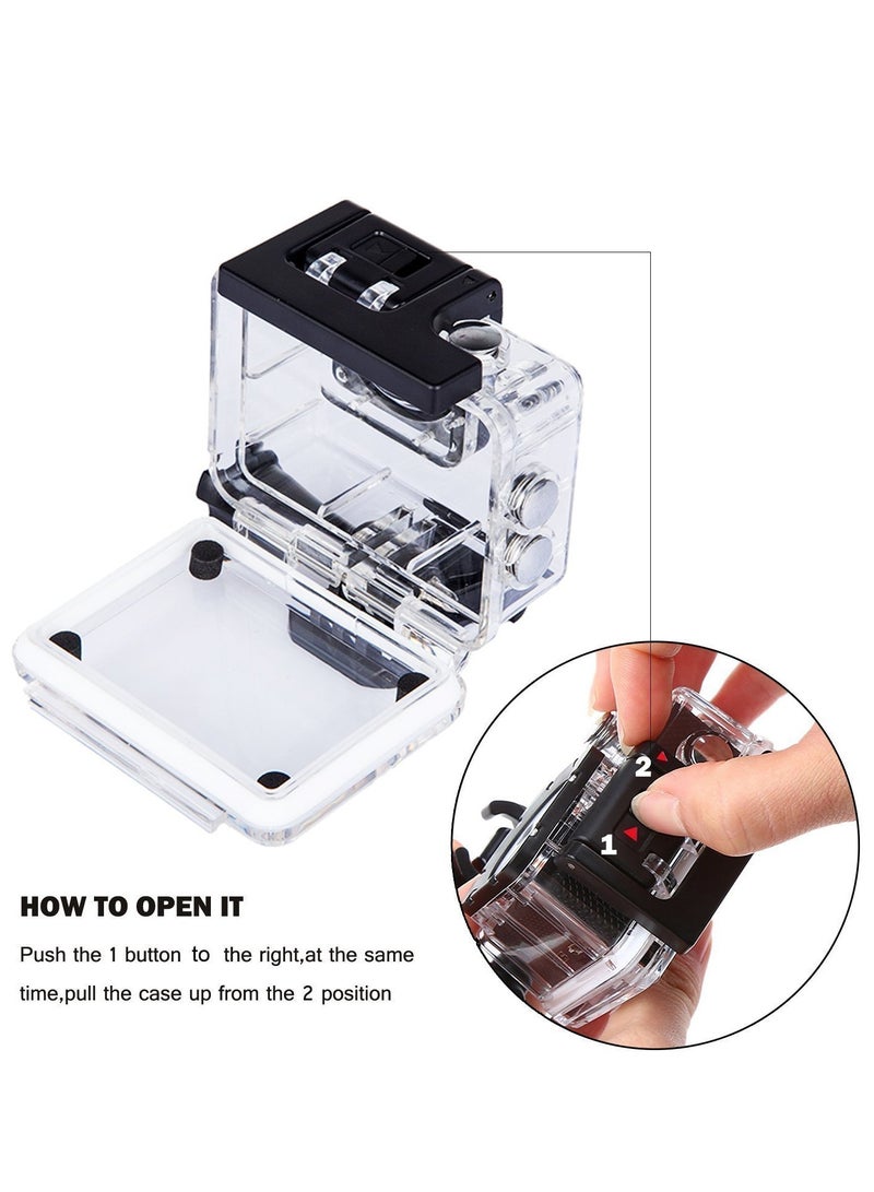 Excefore Action Camera Waterproof Case, Waterproof Photography, Sports DV Camera for SJ4000 Accessories  - Image 2