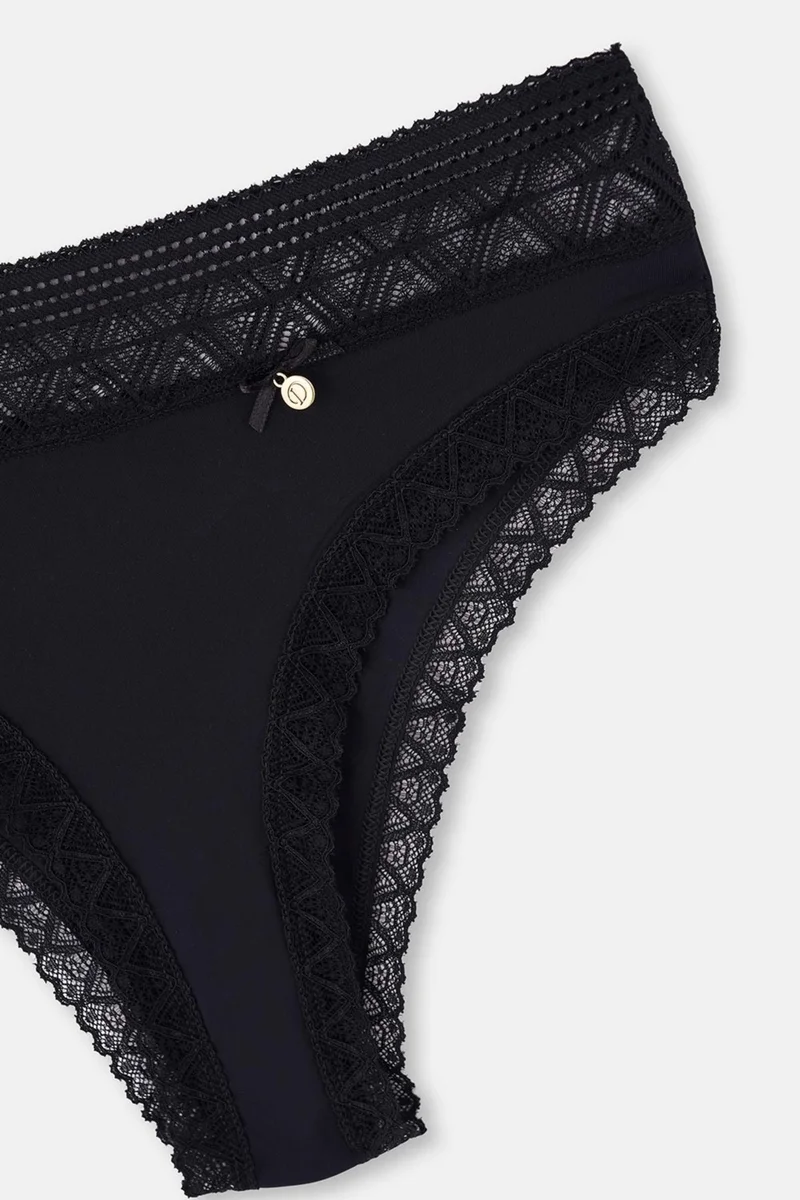dagi Black Accessory Detailed Micro Polyamide Brazilian