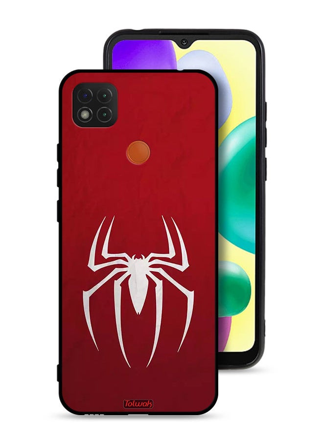 Tolwak Xiaomi Redmi 9C Protective Case Cover Spider Icon  - Image 1