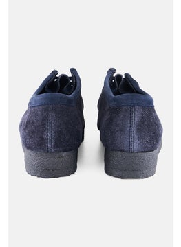 clarks Men Wallabee Lace Up Casual Shoes, Navy  - Image 2