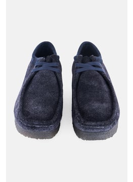 clarks Men Wallabee Lace Up Casual Shoes, Navy  - Image 4