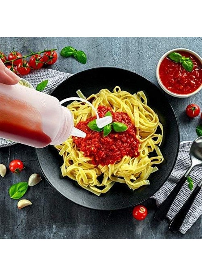DAOME DAOME Plastic Squeeze Bottle Ketchup Mustard Honey Sauce Dispenser Bottle - 650 ML (6pcs)  - Image 3