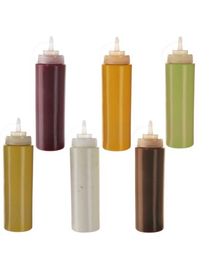 DAOME DAOME Plastic Squeeze Bottle Ketchup Mustard Honey Sauce Dispenser Bottle - 650 ML (6pcs)  - Image 1