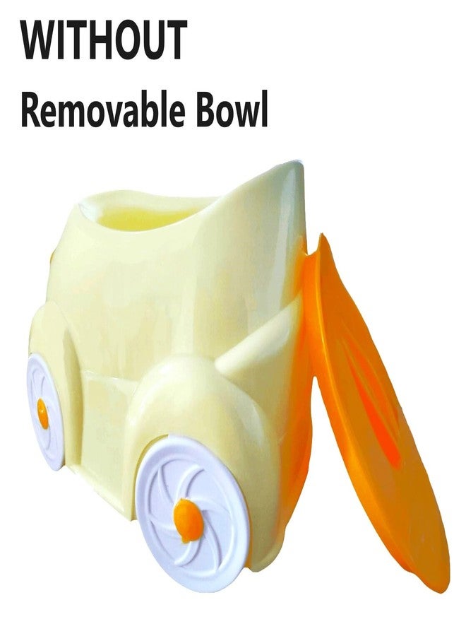 MOLTRES - BMW Potty Training Toilet Seat without Removable Tray, Lid For Boy And KIds (Age 6-18 Mths) Potty Seat/Potty Box. (Yellow) - Image 5